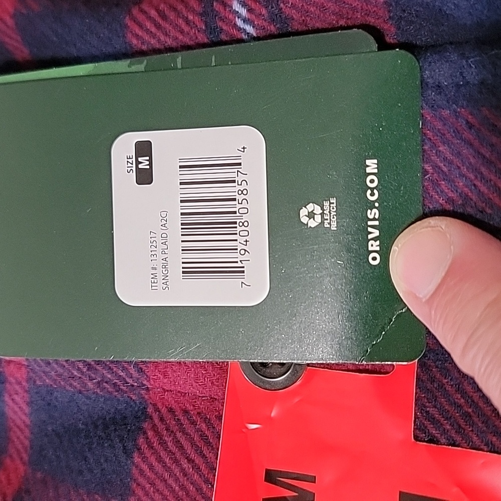 NWT Orvis Pocket Flannel - Picture 6 of 9